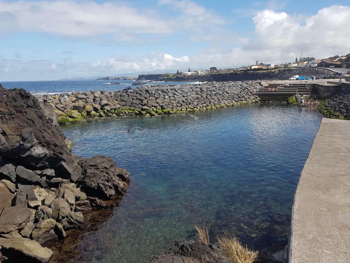 Seaside Azores Villa With Natural Pool, Terrace & Barbecue Capelas Exteriör bild